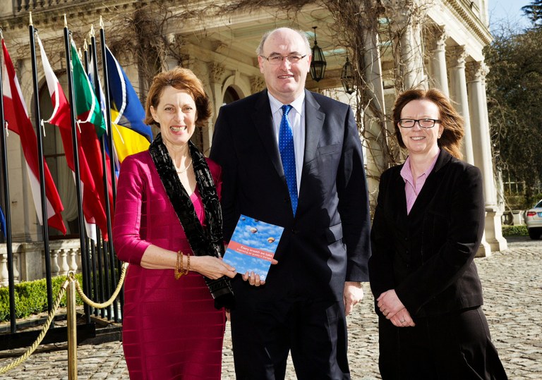 JMC, Phil Hogan, Irish Minister for Environment; Laura Burke, Director General of the Irish EPA.