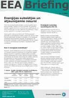 EEA Briefing 2/2004 - Enerģijas subsīdijas un atjaunojamie resursi