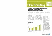 EEA Briefing 4/2004 - Pētījums par transporta biodegvielu
saistību ar enerģētikas un
lauksaimniecības sektoriem