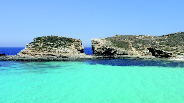 Malta her Europas bedste badevand