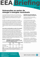 EEA Briefing 2/2004 - Subvenções ao sector da energia e energias renováveis