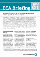 EEA Briefing 1/2006 - Avaliação da integração da dimensão ambiental na