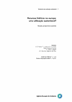 Recursos hídricos na europa: uma utilização sustentável? Situação, perspectivas e questões