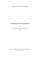 CORINAIR 1990 - Summary Report 2