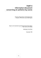 Air pollution by ozone in the Europe in 1997 and summer 1998 - Part II