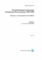 Annual European Community Greenhouse Gas Inventory 1990-1996 - Submission to the Secretariat of the UNFCCC