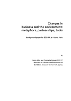 Changes in business and the environment: metaphors, partnerships, tools - Background paper for ECO 99, 6-9 June, Paris
