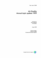 Air Quality - Annual topic update 1999