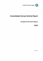 Consolidated Annual Activity Report (CAAR) 2016 - EEA annual report