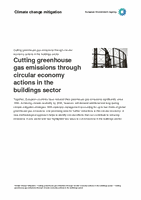Cutting greenhouse gas emissions through circular economy actions in the buildings sector