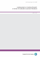 Looking back on looking forward: a review of evaluative scenario literature