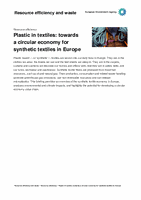 Plastic in textiles: towards a circular economy for synthetic textiles in Europe