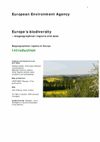 Europe's biodiversity - biogeographical regions and seas