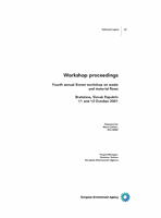 EIONET workshop on waste and material flows - 4th annual workshop - Bratislava, Slovak Republic, 11 and 12 October 2001 - Workshop proceedings