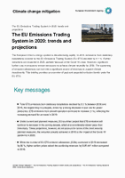 The EU Emissions Trading System in 2020: trends and projections