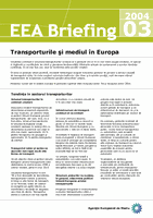 EEA Briefing 3/2004 - Transporturile şi mediul în Europa