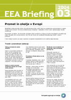 EEA Briefing 3/2004 - Promet in okolje v Evropi