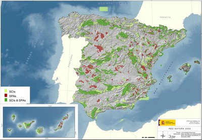 Protected area map