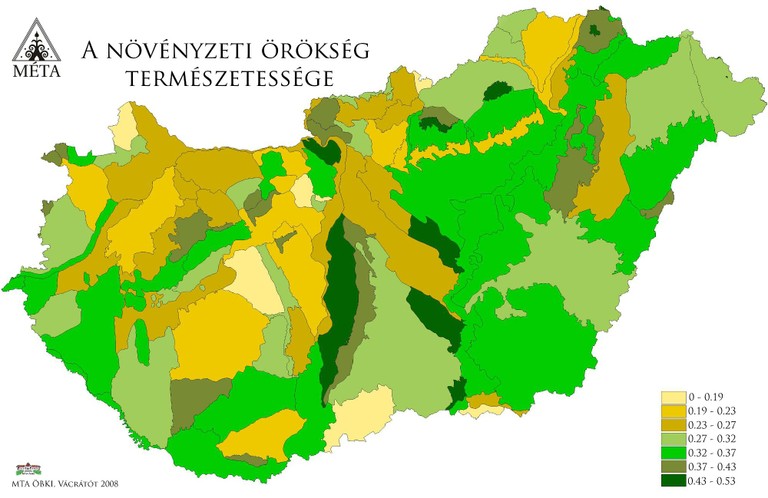 MAP B: NATURALNESS OF THE VEGETATION