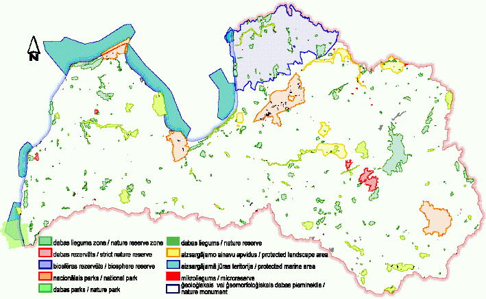 Nature protection and biodiversity - State and impacts (Latvia) — Agency