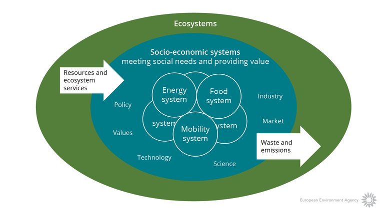 Ecosystems and socio-economic systems