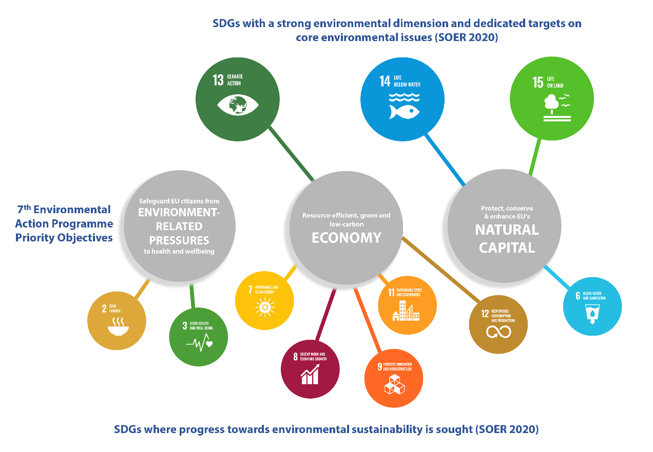Figure 2: SDGs with an environmental dimension
