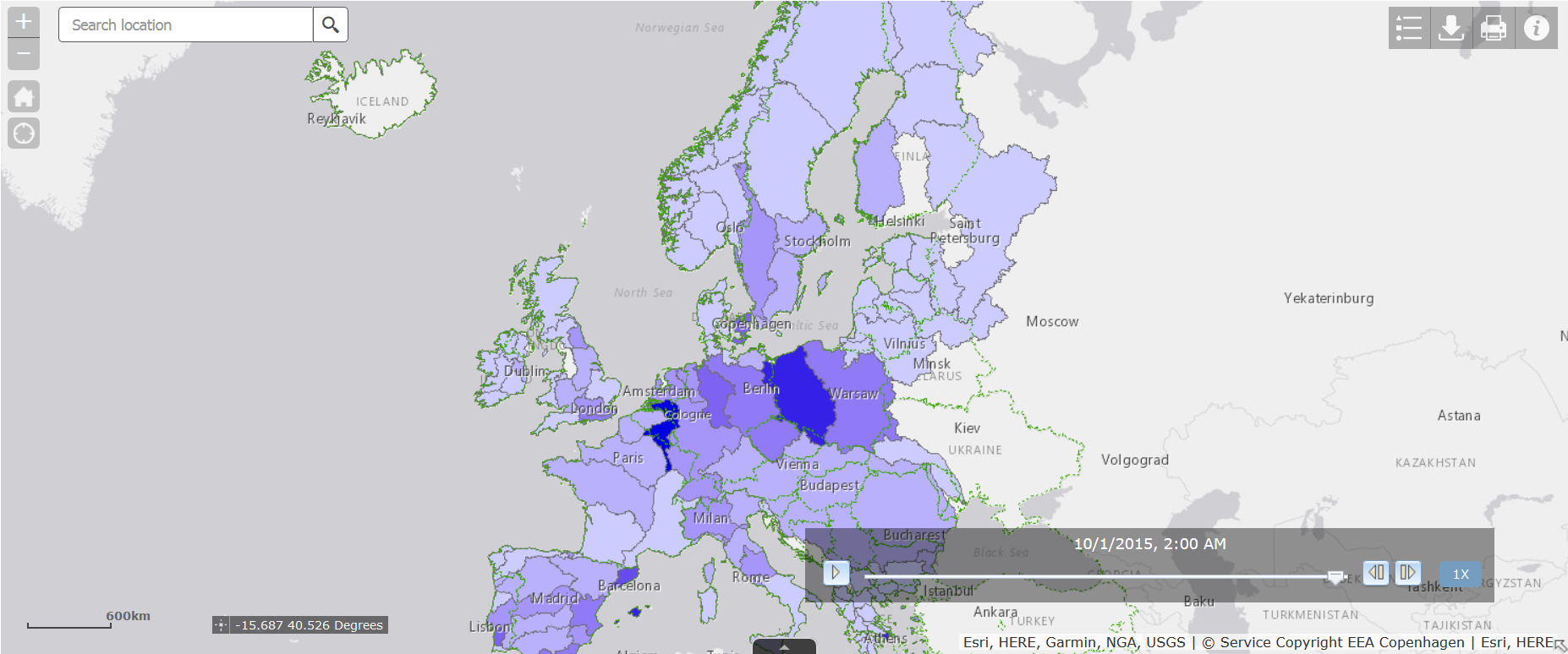 Water Exploitation Index Plus 